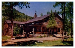 Postcard LODGE SCENE Cody Wyoming WY AQ0281