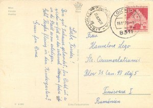 Austria vienna multi view street city architecture Postcard