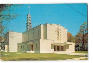 Oneonta New York NY Vintage Postcard St. Mary's Catholic Church