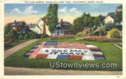 Flag Garden, Roger Williams Park - Providence, Rhode Island