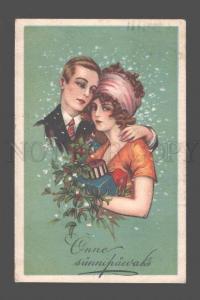 3081927 Lovers UnSigned CHIOSTRI vintage ART DECO WO Publ.