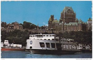 Quebec View From Ferry Boat, Levis, Quebec, Canada, PU-1984