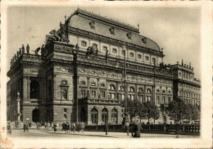 Czech Republic Prague Praha National Theater Postcard BS.13