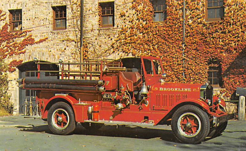 American LaFrance Fire Pumper Brookline, Massachusetts, USA Fire Related Unused 