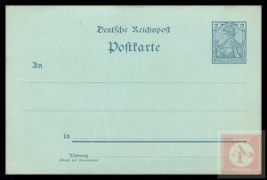 German Reichspost Postcard