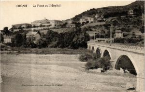 CPA DIGNE Le Pont et l'Hopital (683514)