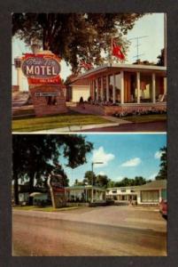 ON Blue Top Motel NIAGARA FALLS ONTARIO CANADA Postcard