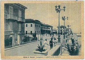 Vintage postcard ASCOLI PICENO province - Porto San Giorgio 1942-