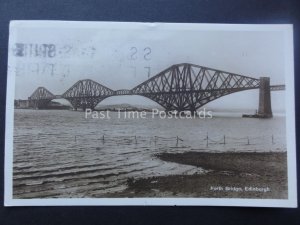 Scotland Edinburgh FORTH BRIDGE c1925 RP Postcard