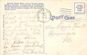 DAYTONA BEACH FL BOARDWALK & AMUSEMENT CENTER POSTCARD c1949