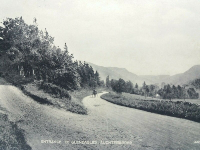 Entrance to Gleneagles Auchterarder Perthshire Scotland Vintage Postcard c1920