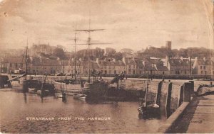 Stranraer Scotland View from the Harbor Vintage Postcard JF685458