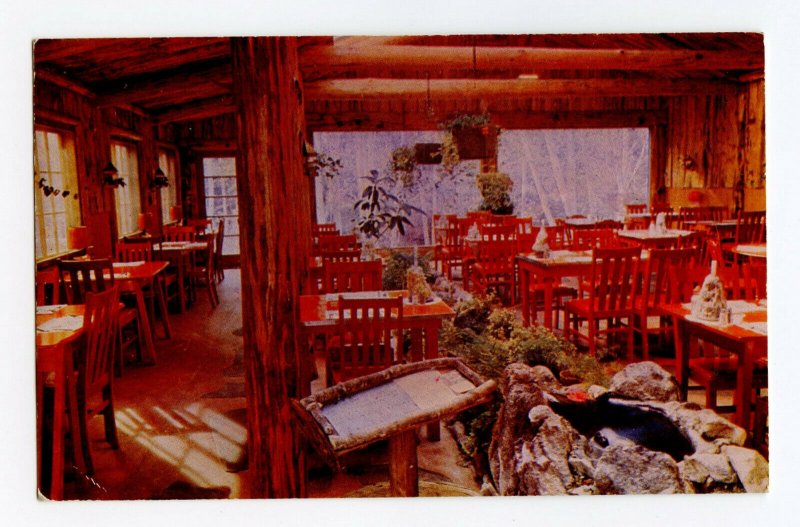 Garden Dining Room River Inn Big Sur CA Vintage Postcard #1 Standard View Card