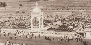 St. Paul MINNESOTA RPPC 1941 NATIONAL Eucharistic Congress STATE FAIR Mando Foto