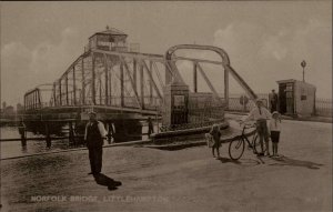 Littlehampton West Sussex Norfolk Bridge c1910 Vintage Postcard