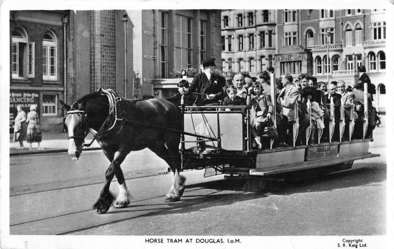 US2672 UK Isle of Man Horse Tram at Douglas Horse Tram