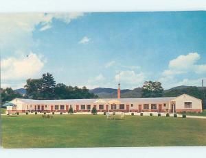 Pre-1980 MOTEL SCENE Brevard - Near Hendersonville North Carolina NC G6719