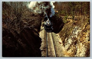 Railroad Locomotive Train Postcard - Savannah & Atlanta #750