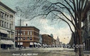 Main St. in Concord, New Hampshire