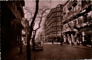 PC EGYPT, PORT SAID, RUE FOUAD 1ST, Vintage REAL PHOTO Postcard (b36065)