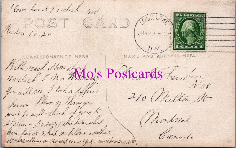 America Postcard - Loon Lake, New York State   RS37573