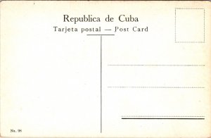 Postcard Central Park in Havana, Cuba