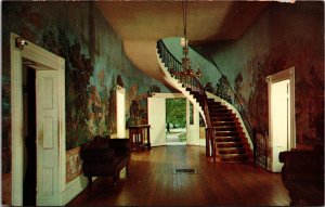 Hermitage Foyer Andrew Jacksons Historic Home Tennessee Chrome Postcard 