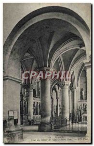 Old Postcard Reims Around The Choir Of I & # 39Eglise Saint Remi