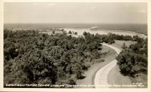 MS - Vicksburg. Vicksburg Nat'l Military Park, View of Mississippi River...