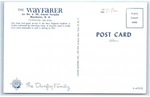 MANCHESTER, NH New Hampshire ~ The WAYFARER RESTAURANT  c1930s  Postcard