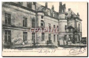 Old Postcard Chateau Francois 1er The Turrets and the Court of Women Villers ...