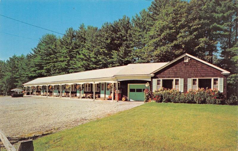 Windham Maine 1950-60s Postcard Suburban Pines Motel 