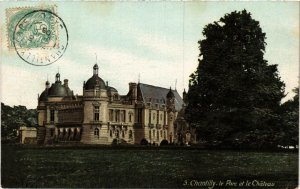 CPA Chantilly- Le Parc et le Chateau FRANCE (1008795)