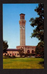 CT Clock Tower View WATERBURY CONN CONNECTICUT POSTCARD