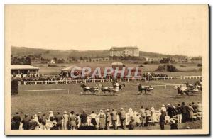 Old Postcard Horse Riding Equestrian Vittel Racecourse