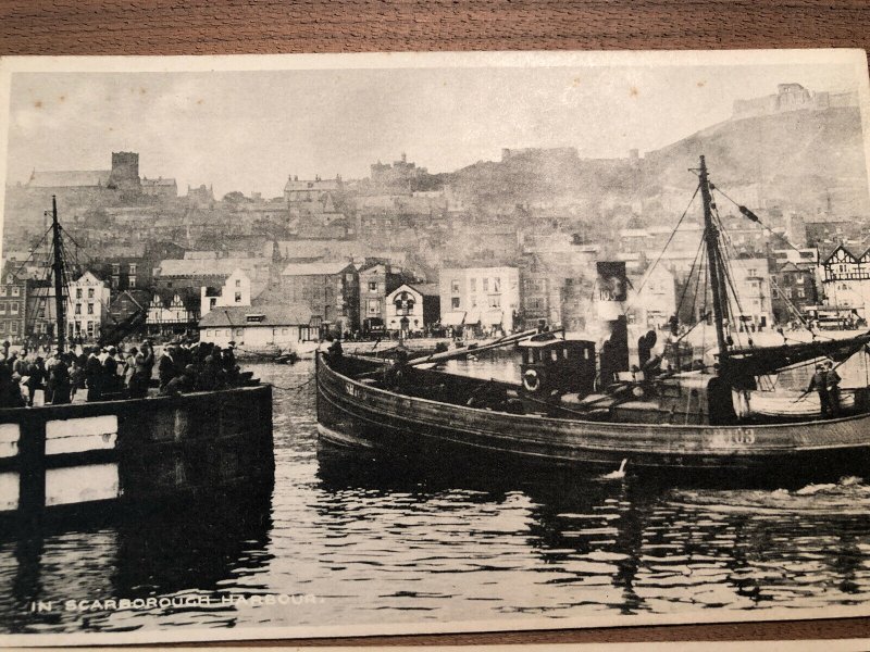 1910s Scarborough Hampers Aberdeen Walk Naval Harbour Spa Garden AD Postcard Lot