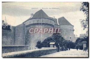 Postcard Old Brest Entree du Chateau