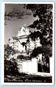 RPPC Santa Rosa Ruins Antigua Guatemala Postcard