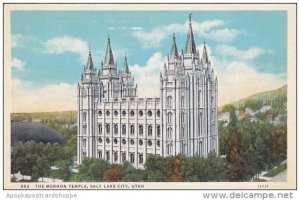 Utah Salt Lake City The Mormon Temple
