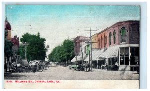 1913 Williams St. Crystal Lake Rhode Island RI Posted Antique Postcard 