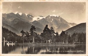 Lot107 switzerland  real photo lac champex et le grand combin