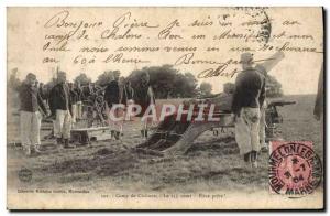 Old Postcard Chalons Army camp The 155 Short Piece ready!