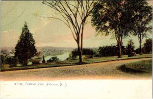 Postcard PARK SCENE Paterson New Jersey NJ AN3405
