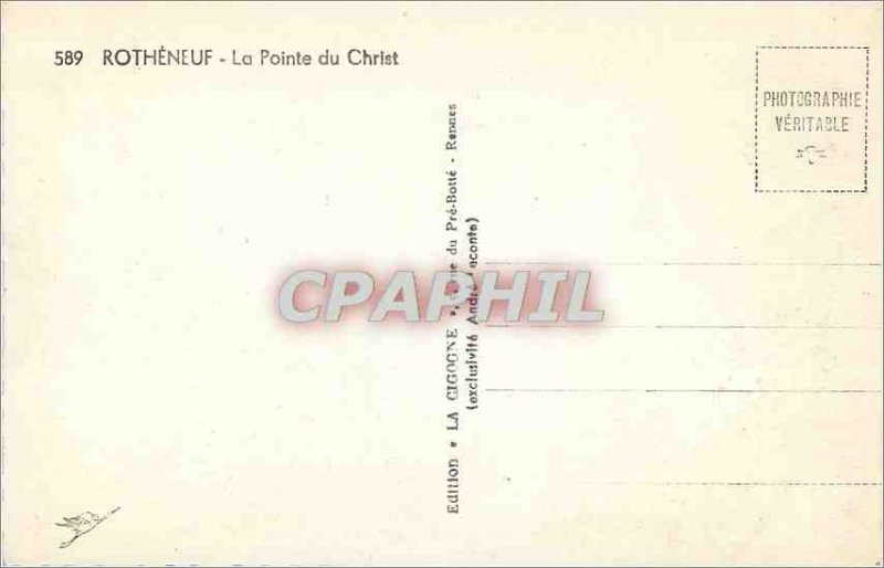 Postcard Modern Rotheneuf Pointe du Christ