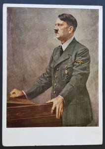 GERMANY THIRD 3rd REICH NSDAP ORIGINAL PROPAGANDA POSTCARD HITLER