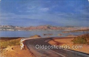 Highway & Lake Mead US Transcontiental Unused 