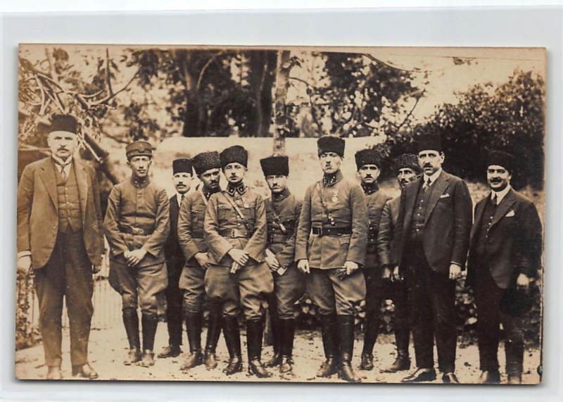 TURQUIE : 4 cpa, inonu & turkish soldiers - tres bon etat