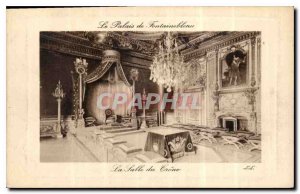 Postcard The Old Palace of Fontainebleau La Salle du Trone