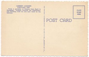 Lambert Gardens, Portland, Oregon - Administration Building - Linen