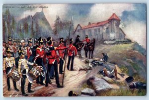 Spain Postcard Famous British Battles Badajoz Army Band c1910 Oilette Tuck Art